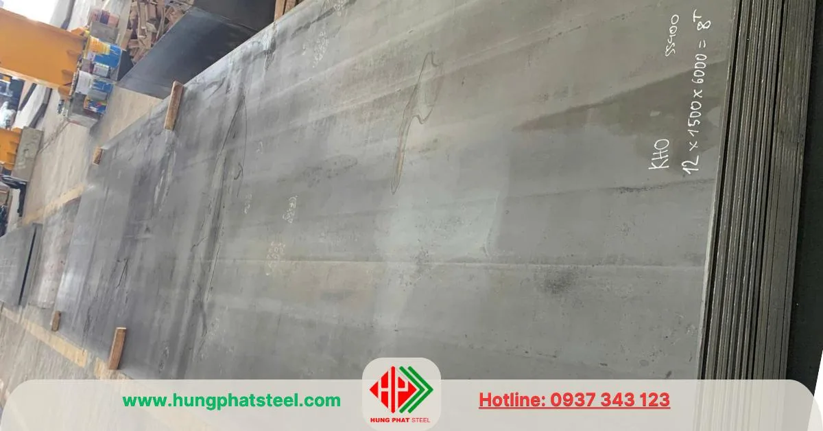 Thép tấm 12ly khổ 1500x6000 