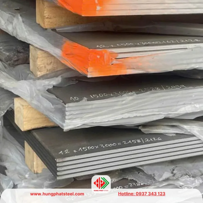 Thép tấm 12x1500x3000 cán nóng SPHC