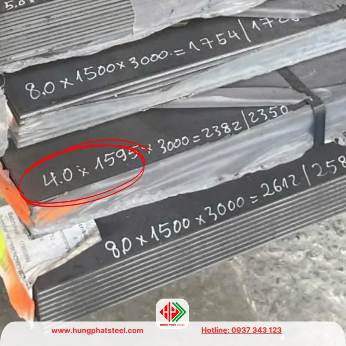 Thép tấm 4ly (sắt tấm 4mm)