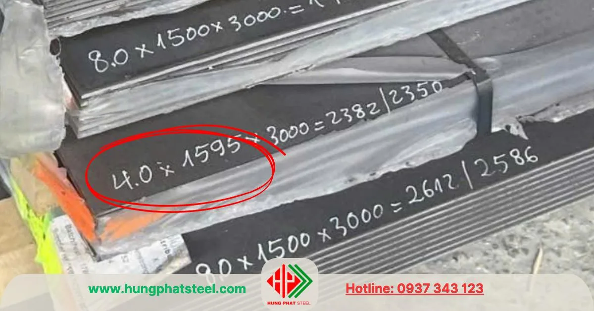 Thép tấm 4ly (sắt tấm 4mm)