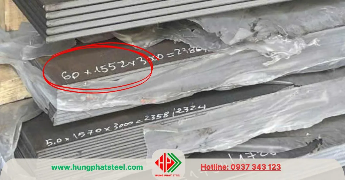 Thép tấm 6ly (sắt tấm 6mm)