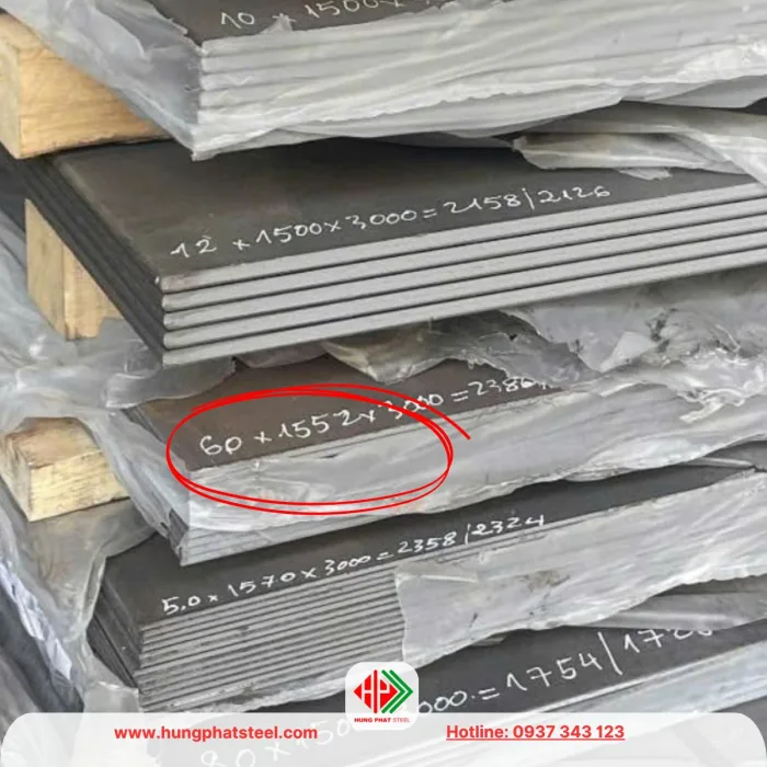 Thép tấm 6ly (sắt tấm 6mm)