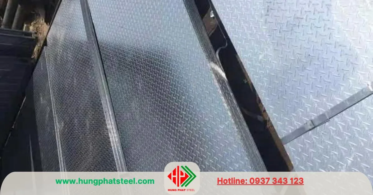Thép tấm gân mạ kẽm