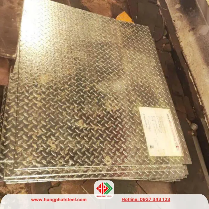 Thép tấm gân mạ kẽm
