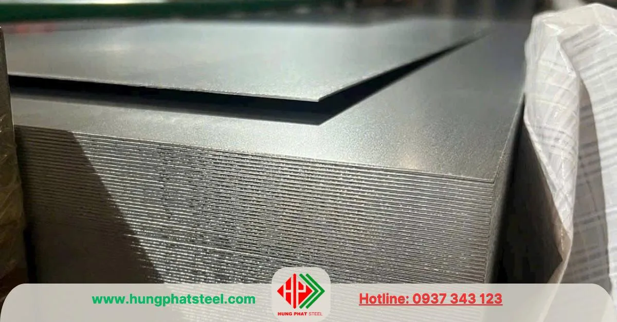 Thép tấm mạ kẽm (tôn kẽm)