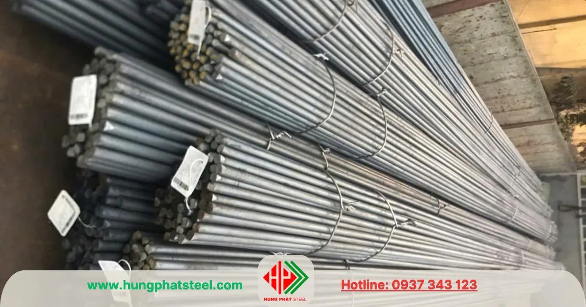 Thép tròn đặc phi 24 Hòa Phát