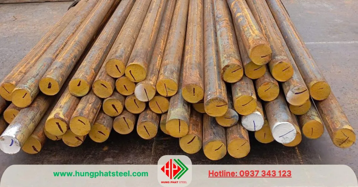 Thép tròn đặc phi 34 (láp)