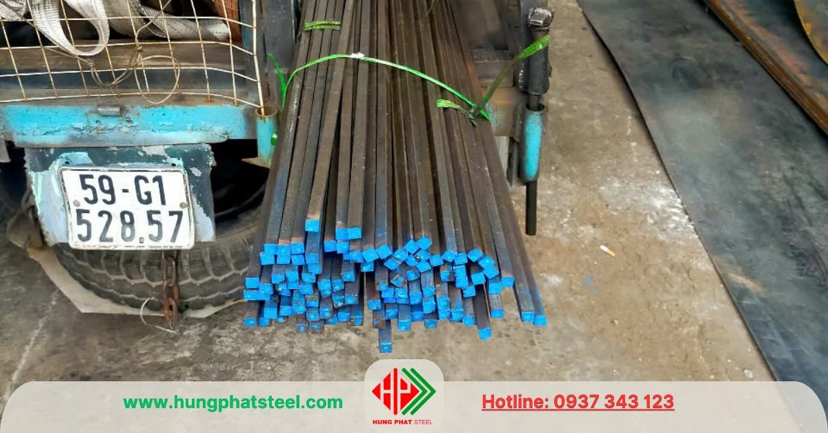 Thép vuông đặc 12x12 tại kho công ty chúng tôi