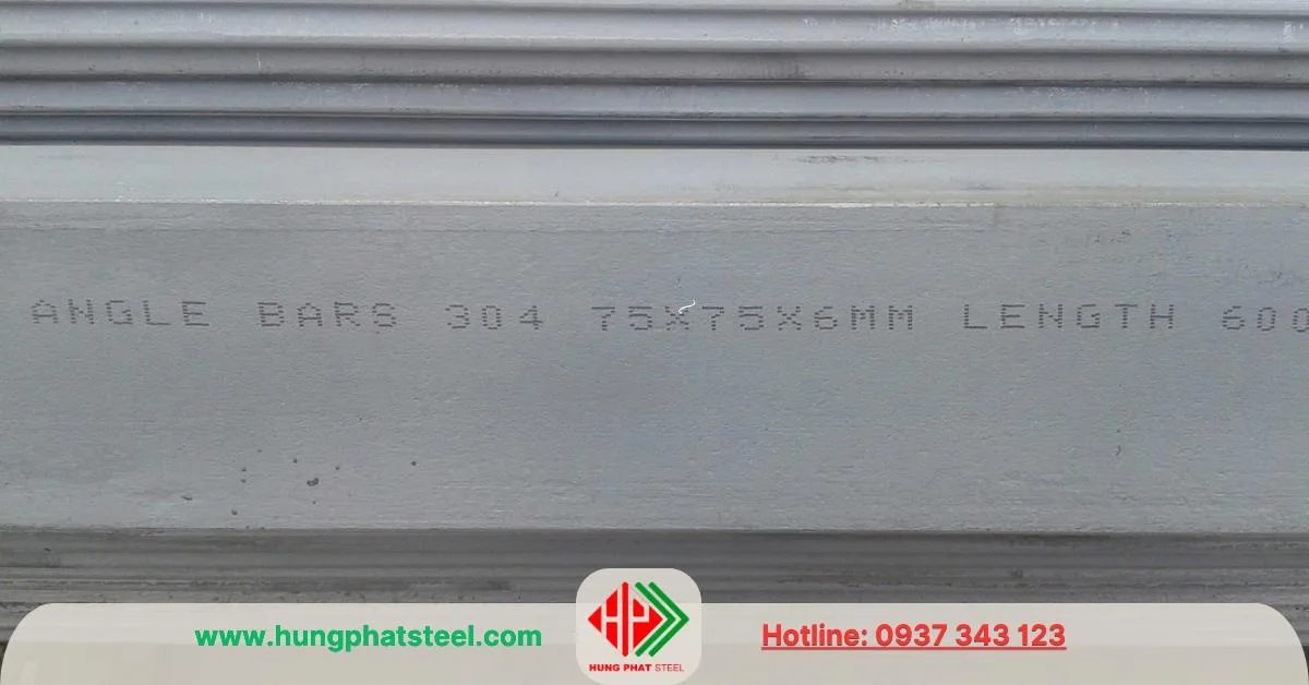 V75x75 INOX (Thép V75 không gỉ)
