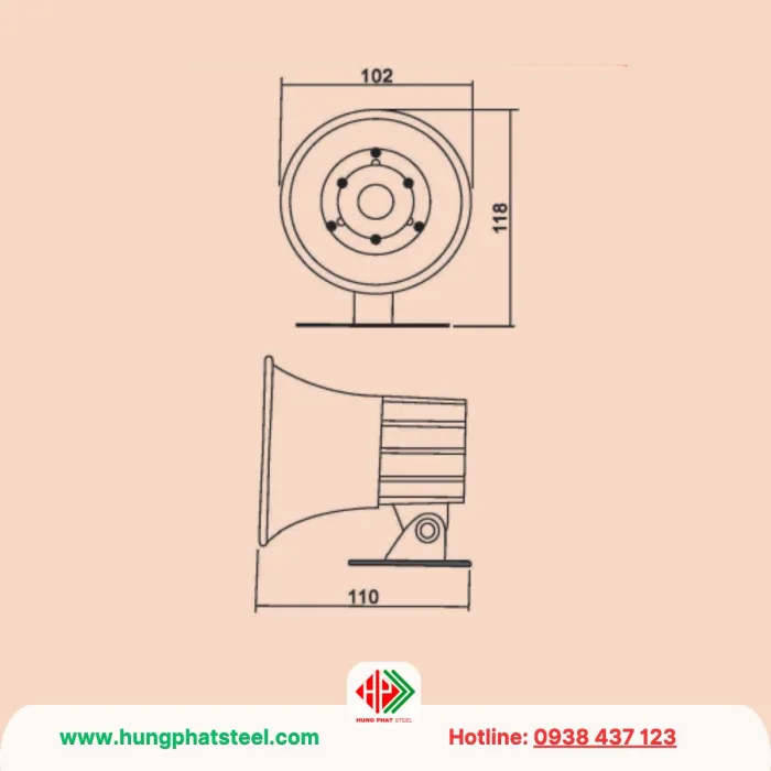Còi báo cháy MPF-SR015-24V - Hình ảnh 3