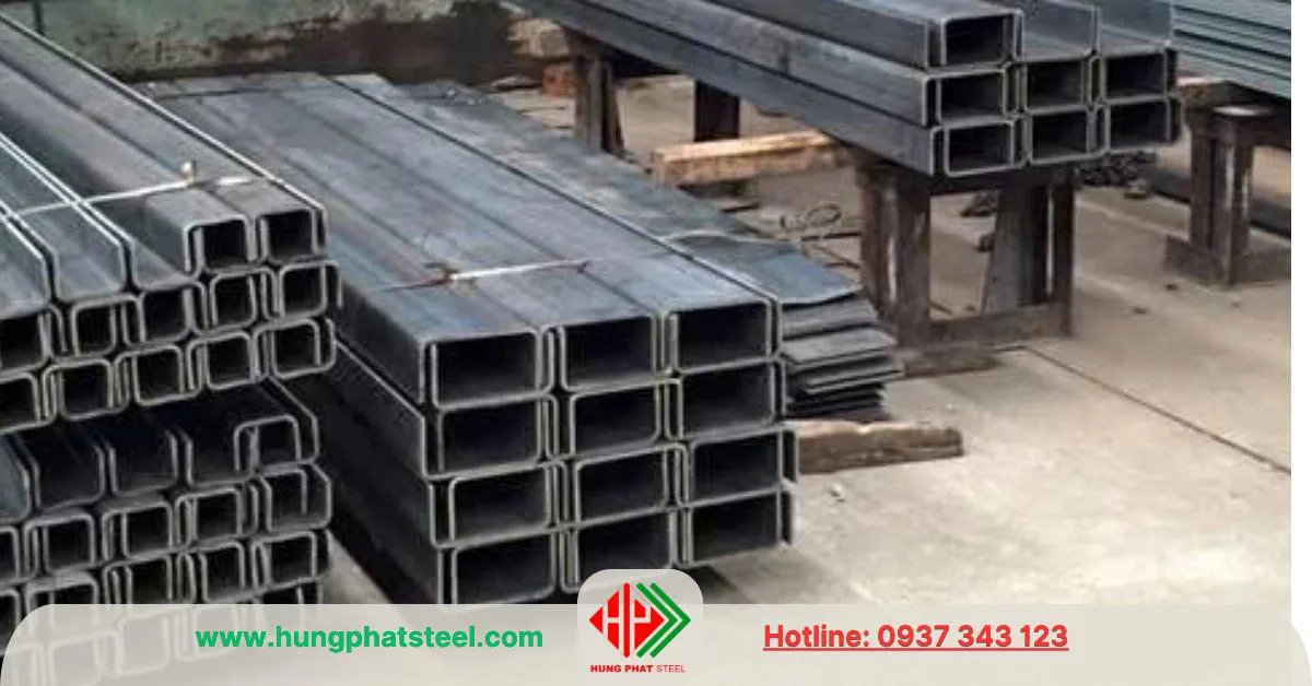 Chấn thép hình U180 theo bản vẽ từ thép tấm