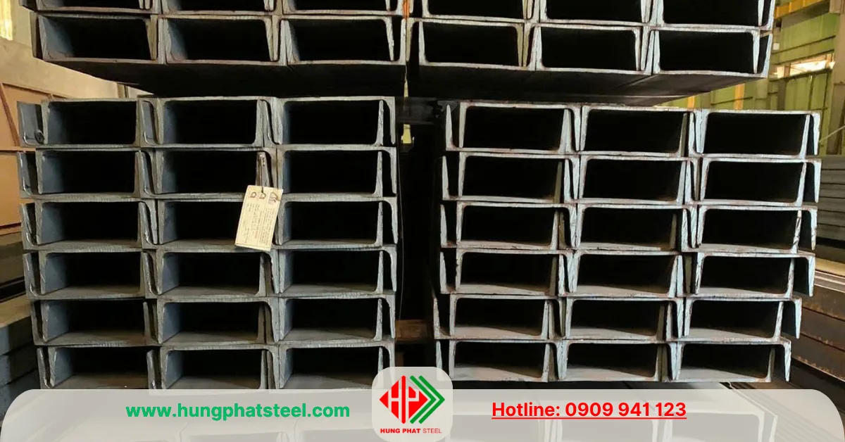 Hình ảnh thực tế thép U An Khánh