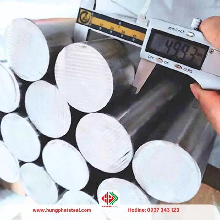 INOX tròn đặc phi 50 (láp inox D50)