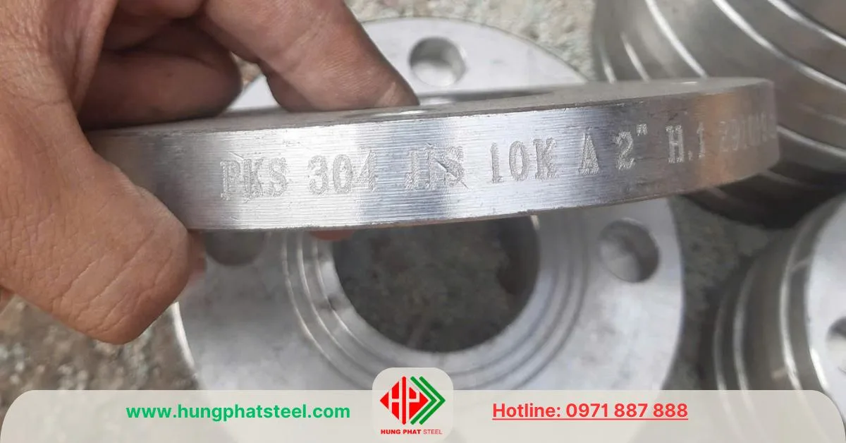Mặt bích JIS 10K INOX 304