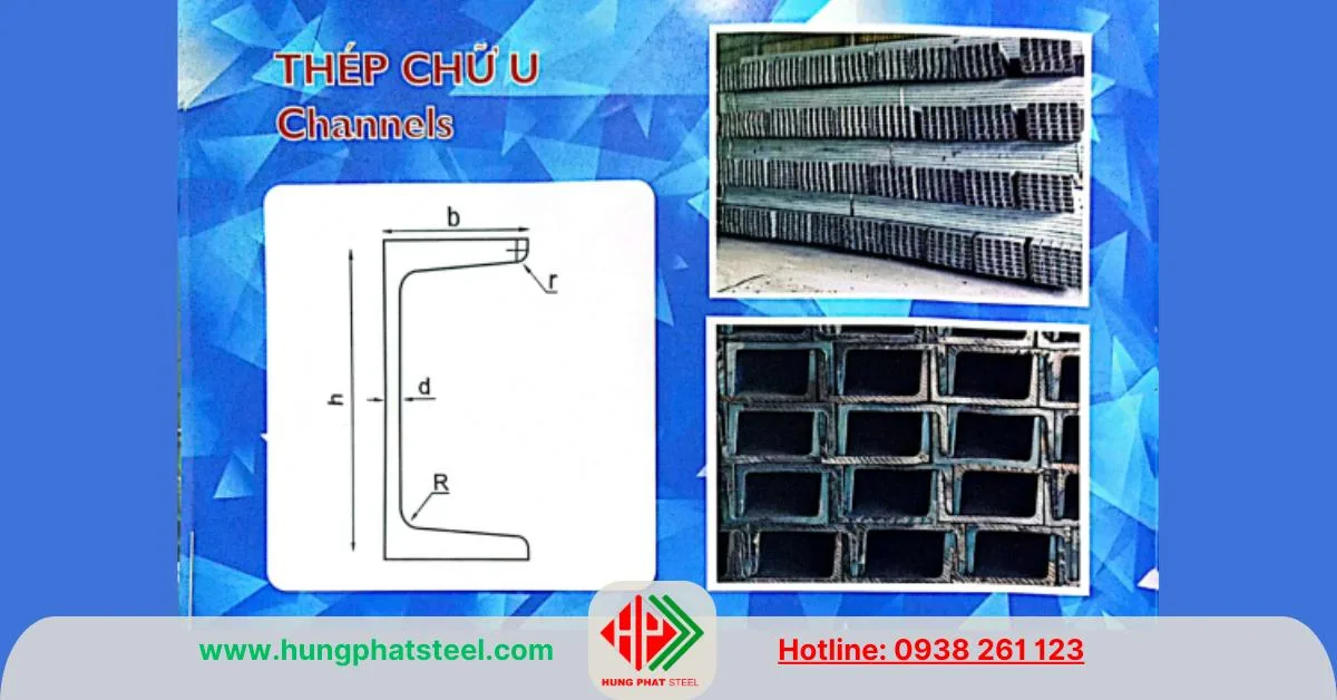 Mặt cắt thép U An Khánh