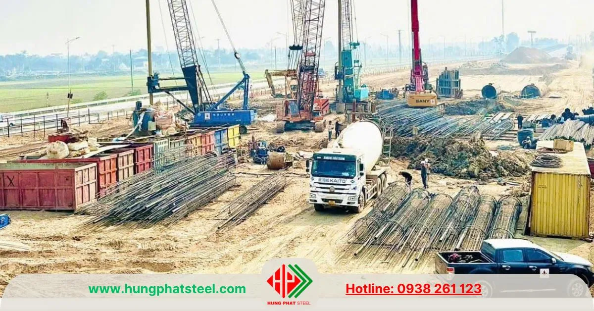 Một công trình thi công cọc khoan nhồi