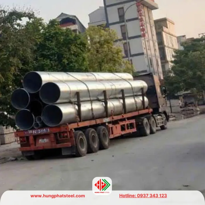 Ống kẽm phi 559 DN550