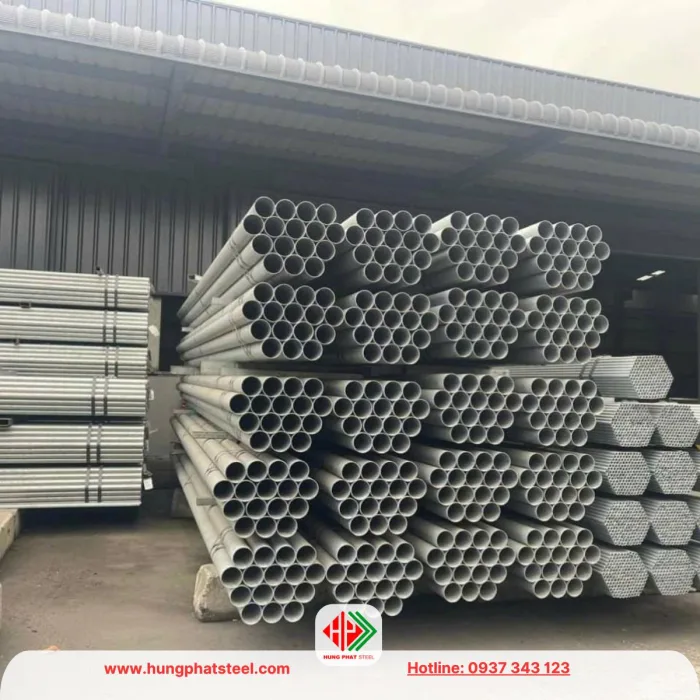 Ống thép mạ kẽm D76.