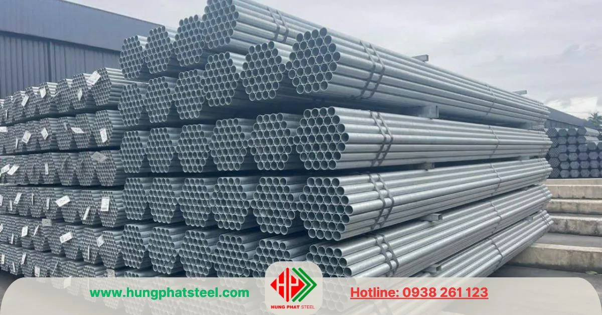 Ống thép mạ kẽm D76