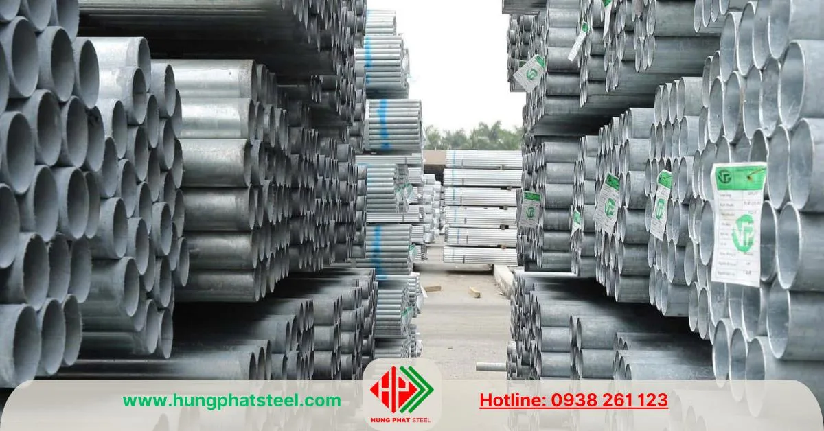 Ống thép mạ kẽm Vinapipe