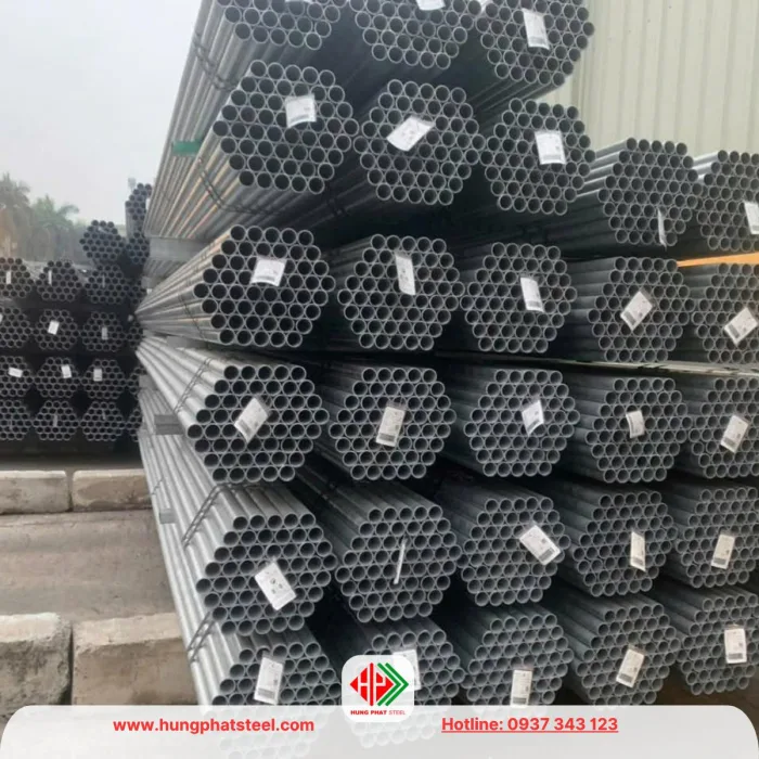 Ống thép mạ kẽm phi 48