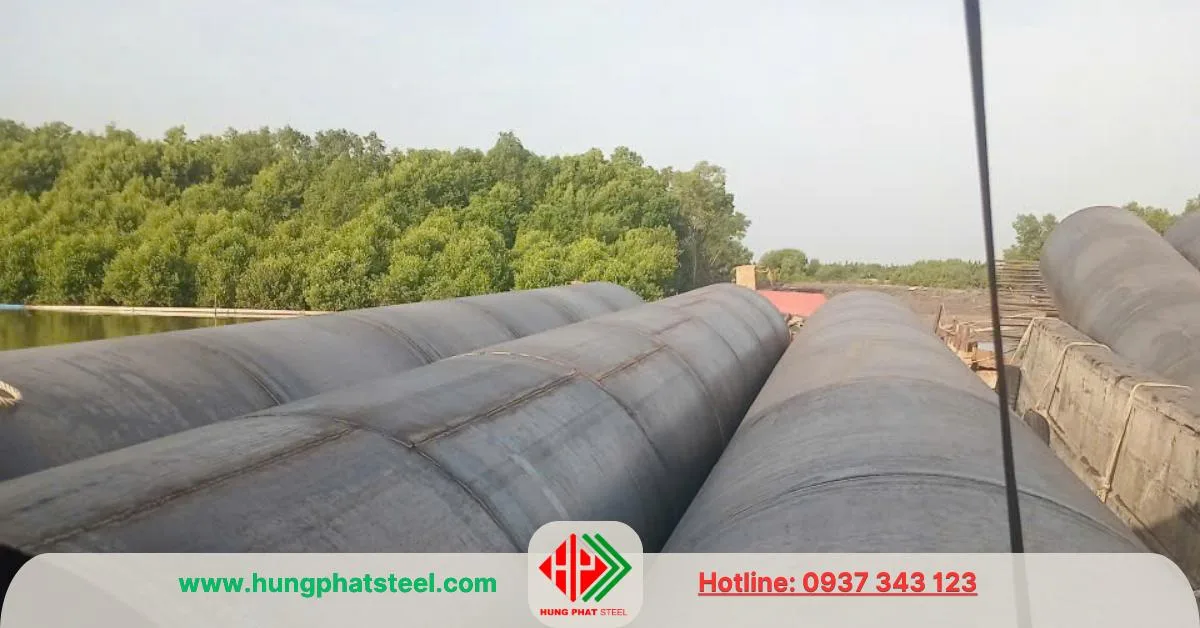 Ống vách casing gia công bởi Thép Hùng Phát