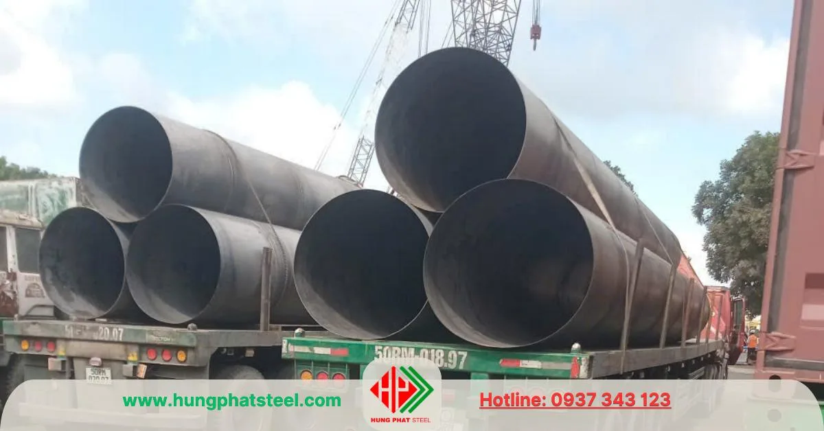 Ống vách casing gia công bởi Thép Hùng Phát