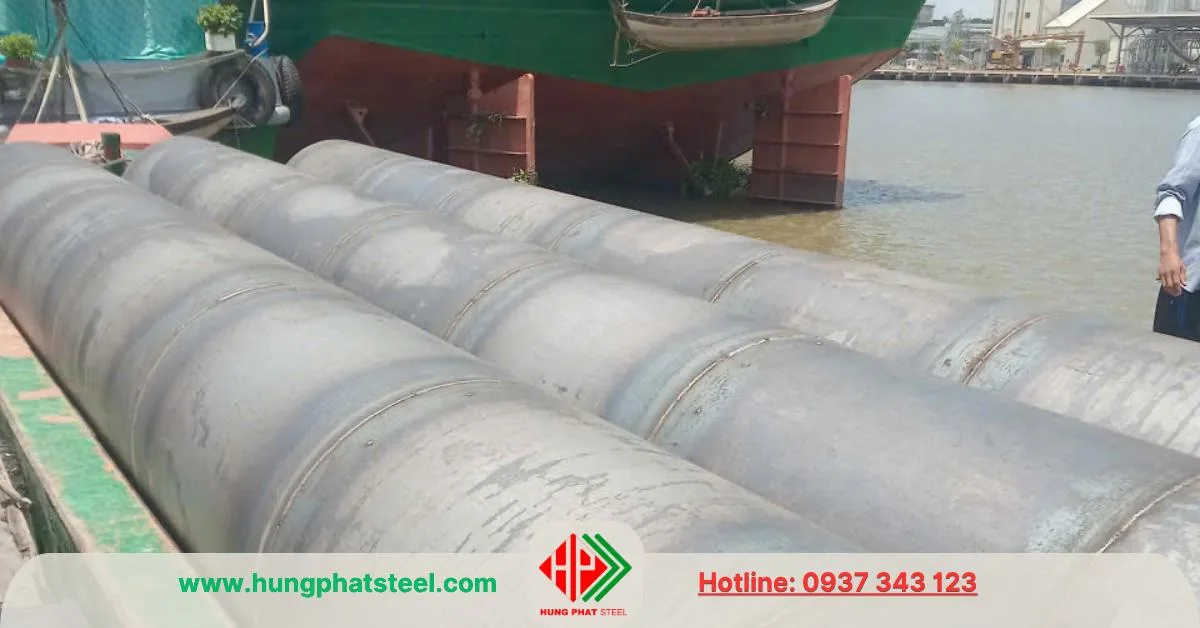 Ống vách casing gia công bởi Thép Hùng Phát