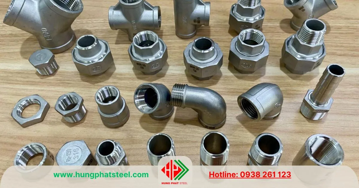 Phụ kiện ren inox 304-316-201