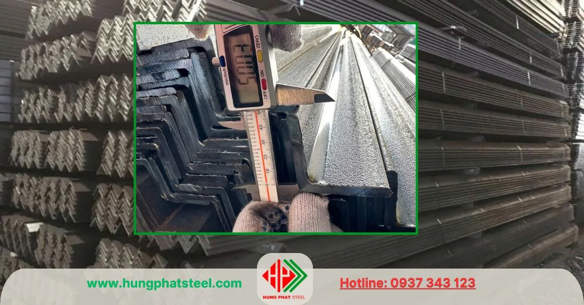 Sắt V5 chính phẩm loại 1 tại kho hàng Thép Hùng Phát