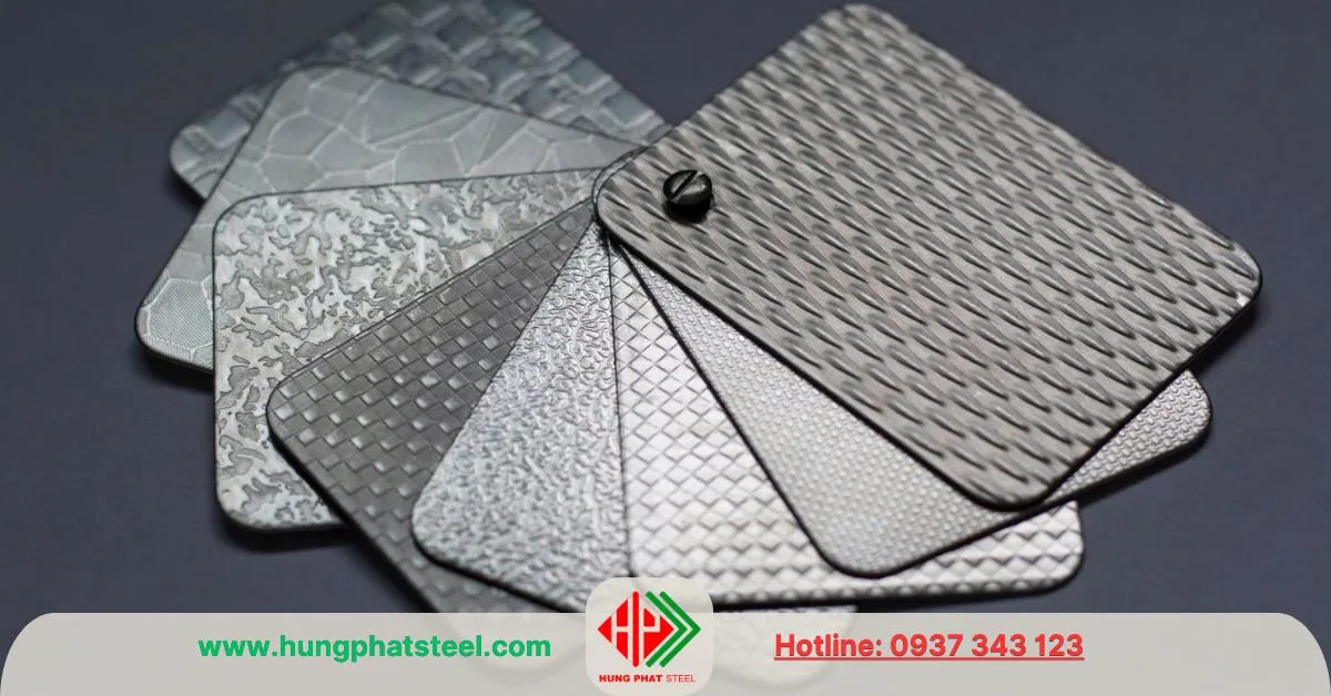 Tấm gân inox trang trí