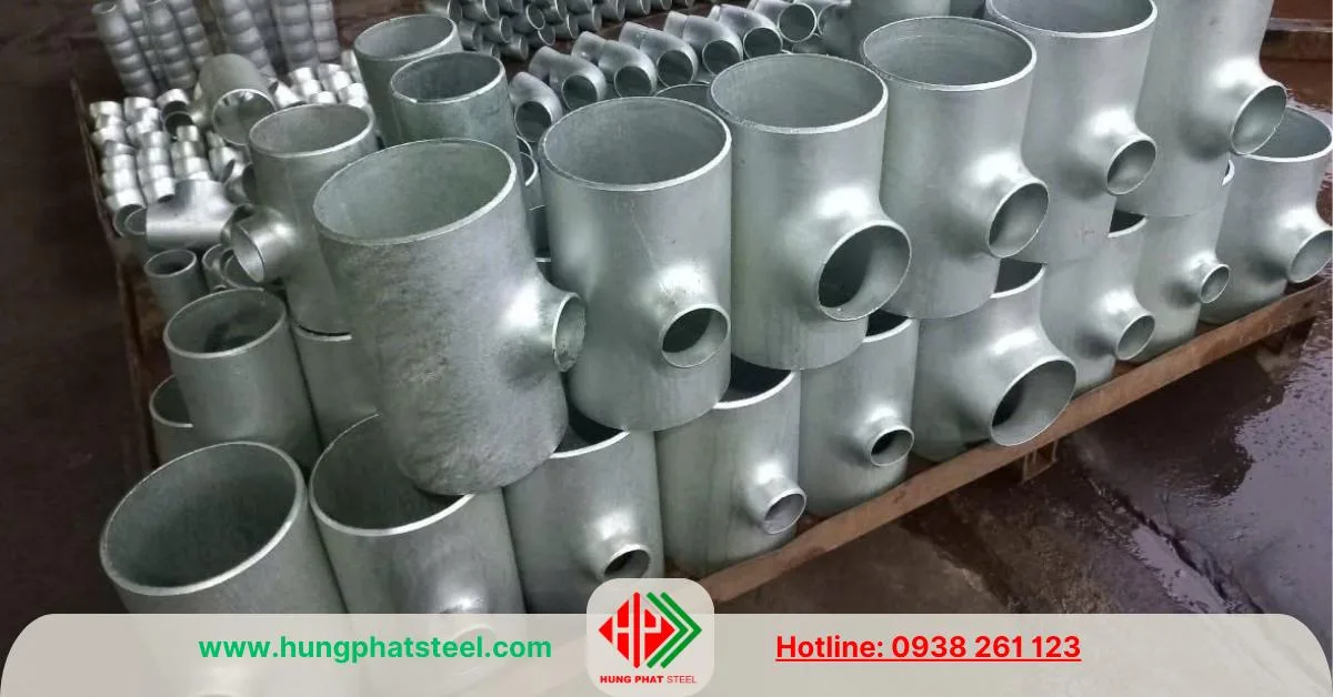 Tê giảm (tê thu) mạ kẽm nhúng nóng