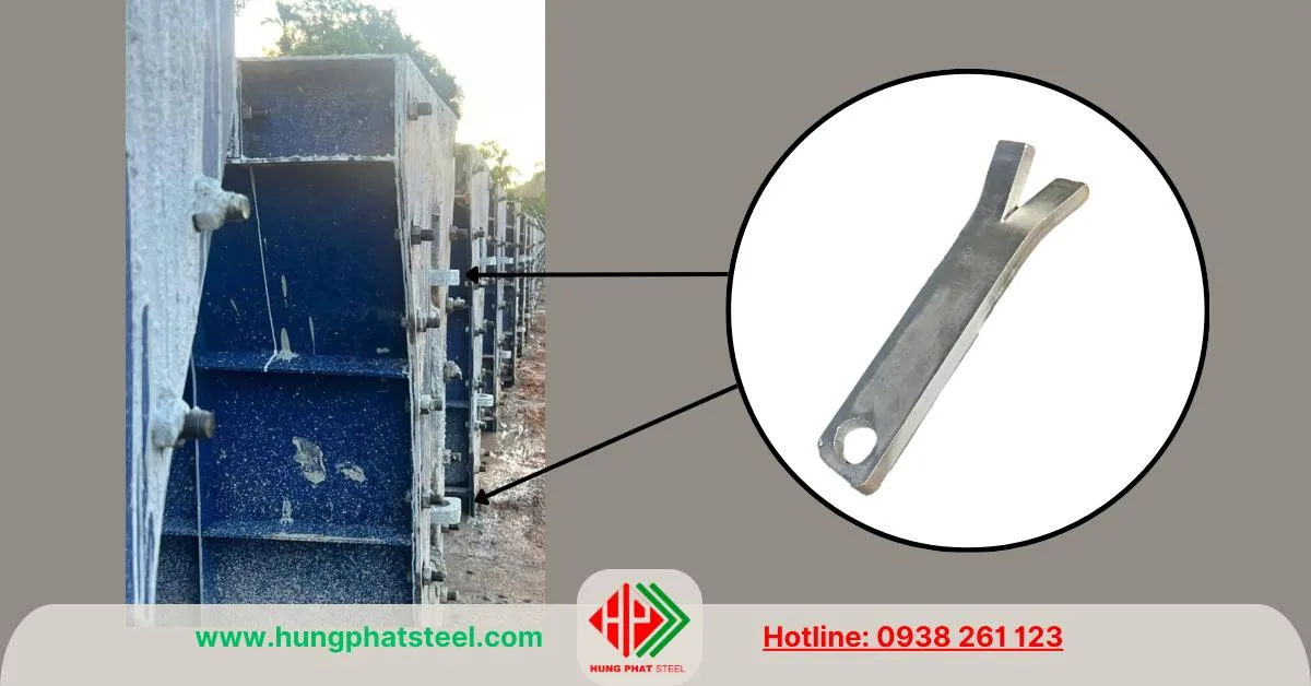 Thép chẻ đuôi cá sử dụng trong dải phân cách betong