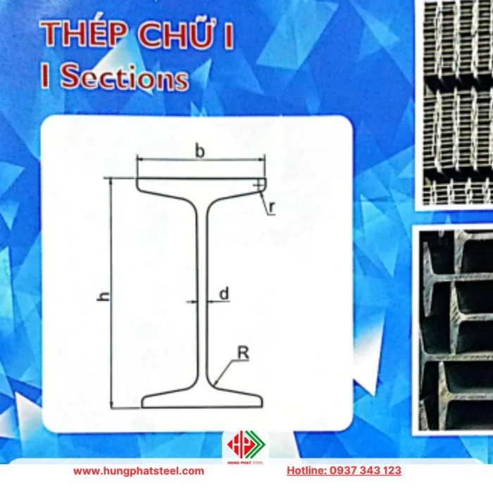 Thép hình I An Khánh (I-Beam AKS)