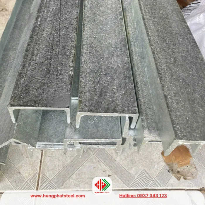 Thép hình U An Khánh (AKS) mạ kẽm