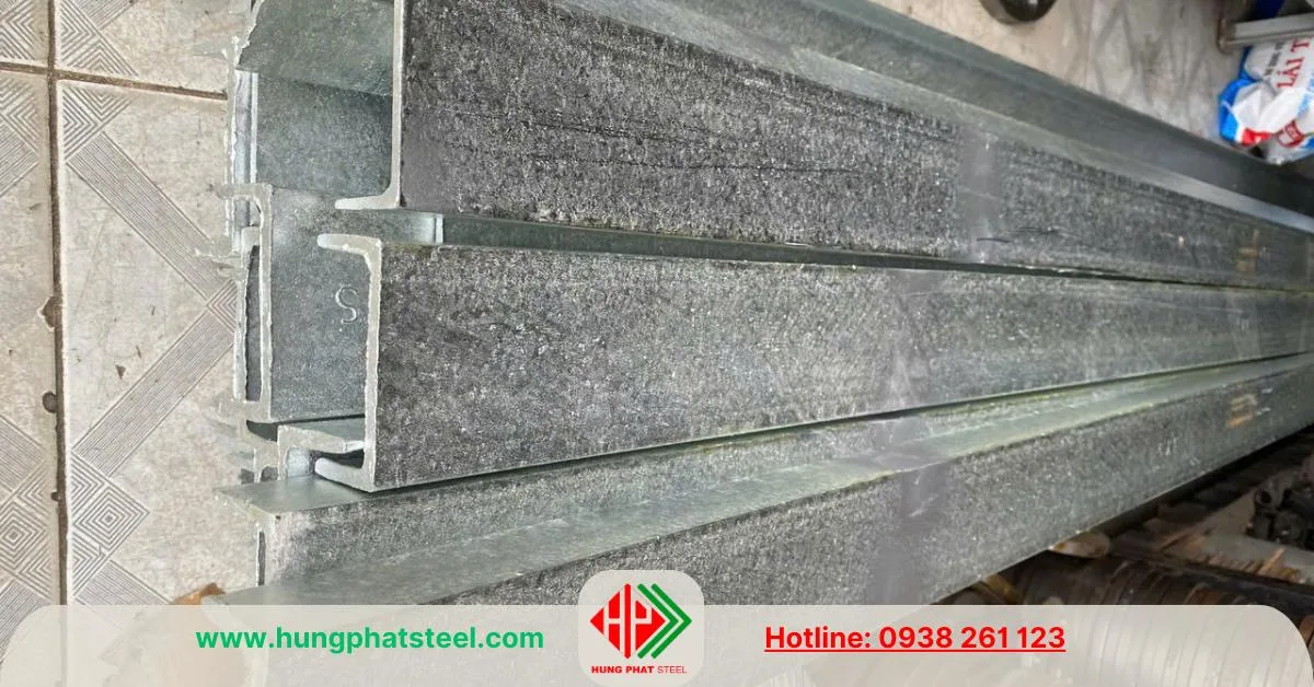 Thép hình U An Khánh (AKS) mạ kẽm nhúng nóng