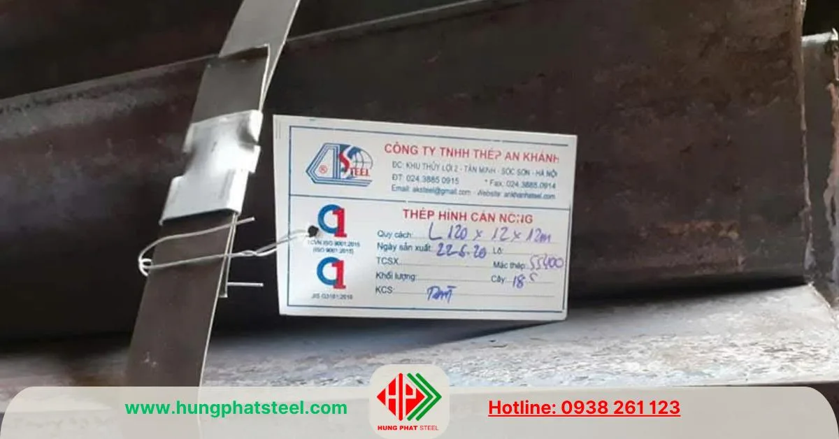 Thép hình V An Khánh (Sắt V) AKS