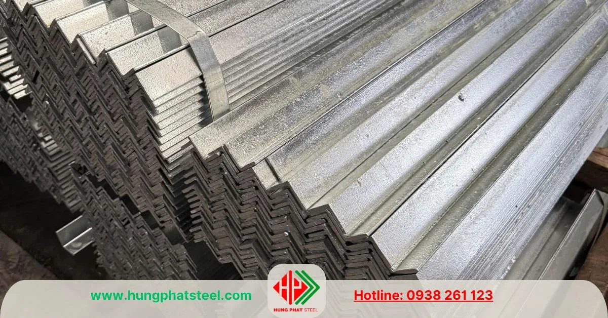 Thép hình V An Khánh mạ kẽm nhúng nóng theo yêu cầu