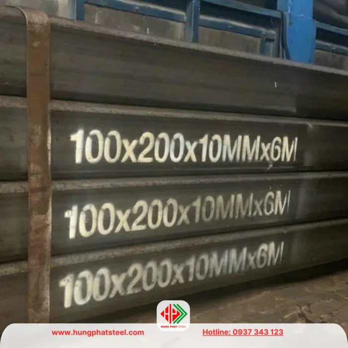 Thép hộp 100x200x10ly