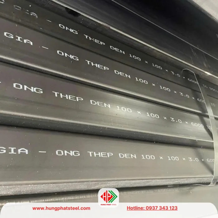 Thép hộp đen 100x100 Hòa Phát