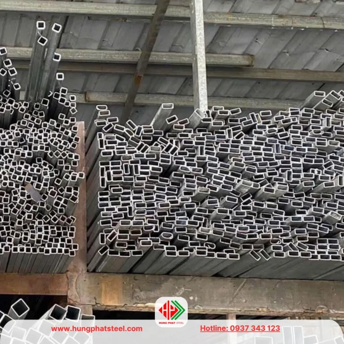 Thép hộp mạ kẽm 10x20