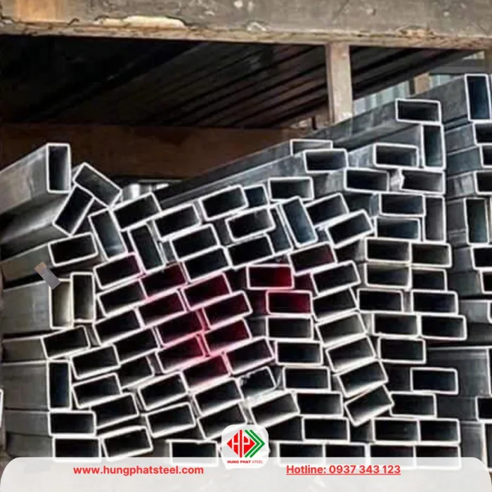 Thép hộp mạ kẽm 13x26