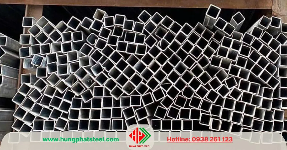 Thép hộp mạ kẽm 15x15