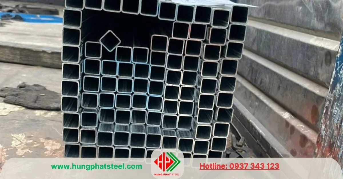 Thép hộp mạ kẽm 20x20