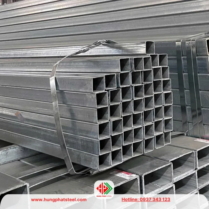 Thép hộp mạ kẽm 40x40