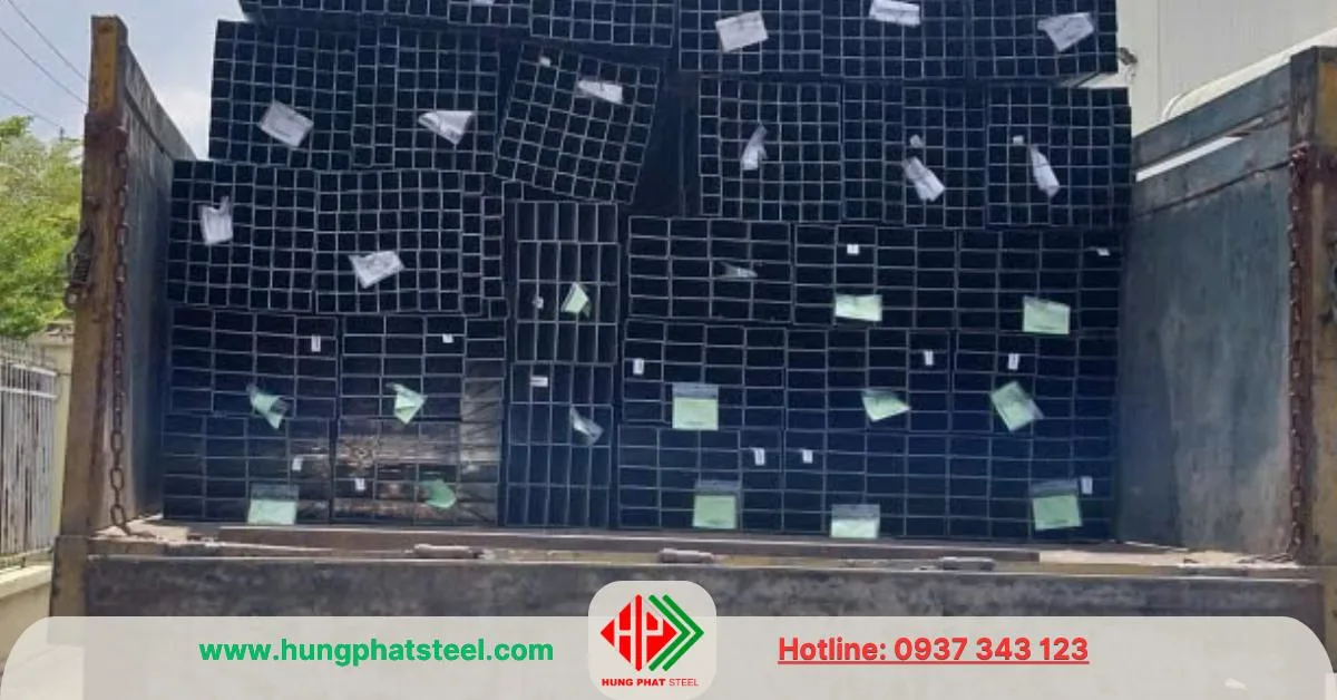 Thép hộp mạ kẽm 40x60