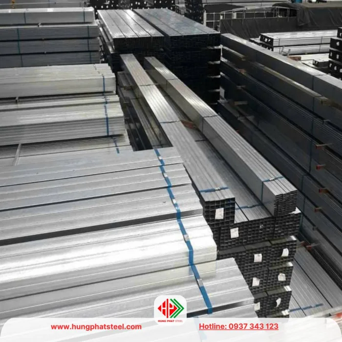 Thép hộp mạ kẽm Hòa Phát