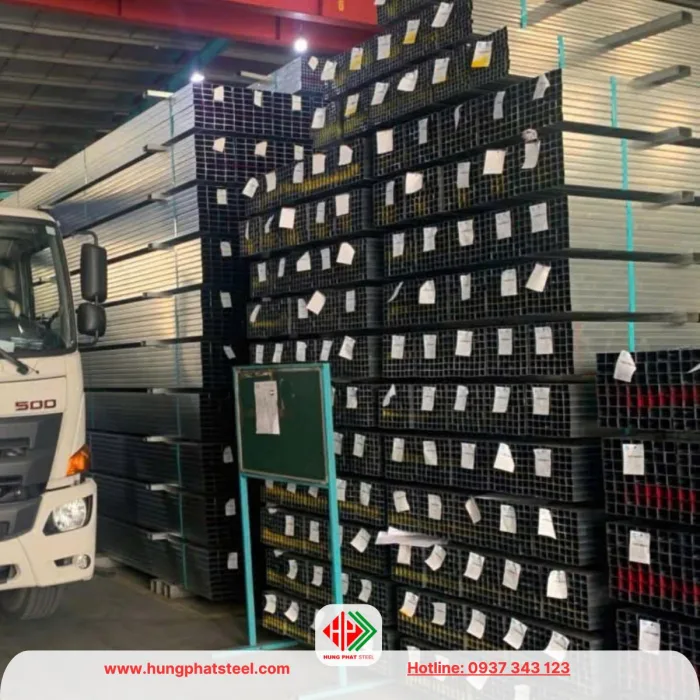 Thép hộp vuông mạ kẽm Hòa Phát
