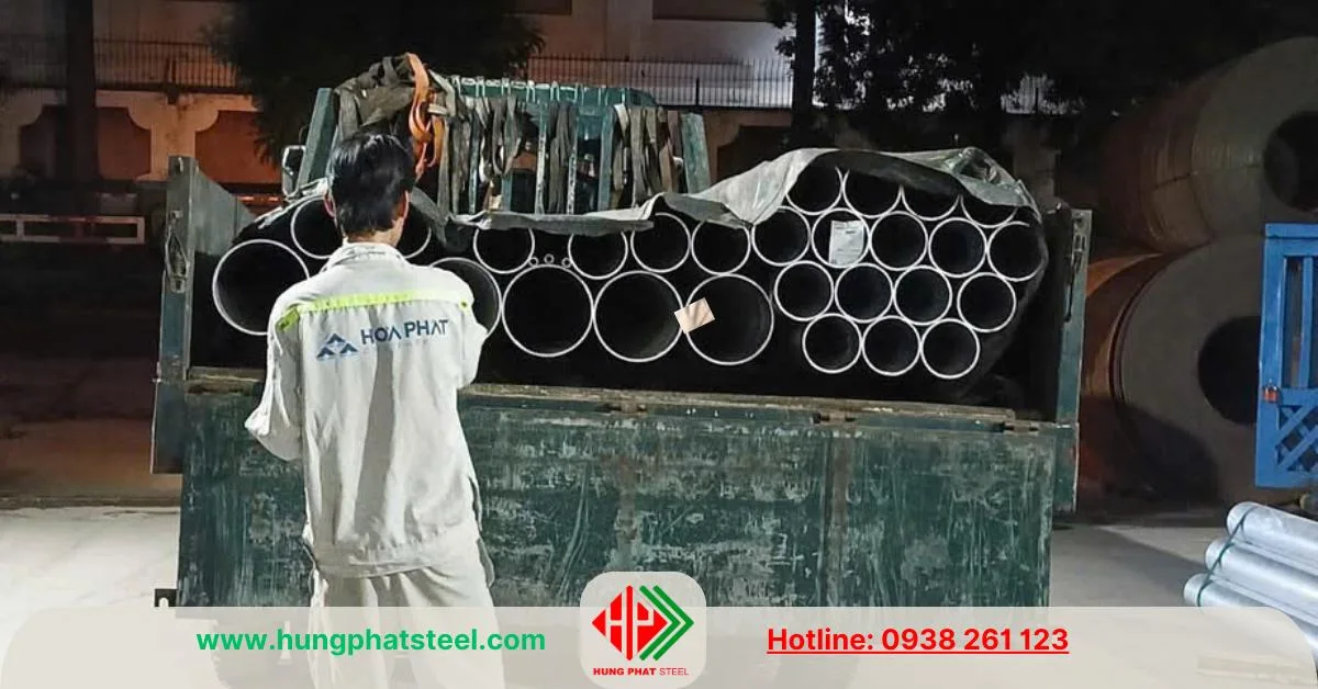 Thép ống mạ kẽm Hòa Phát