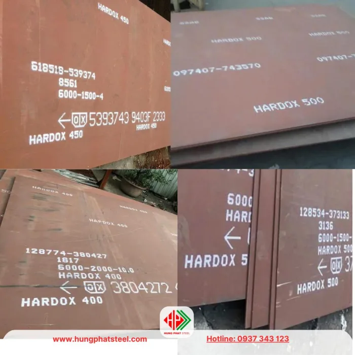 Thép tấm Hardox
